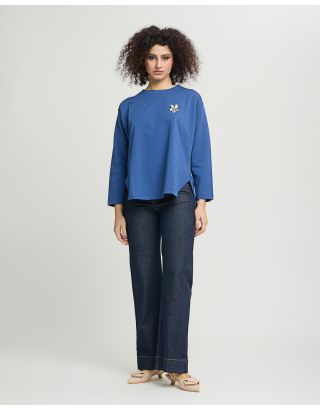Jeans scuro fascia